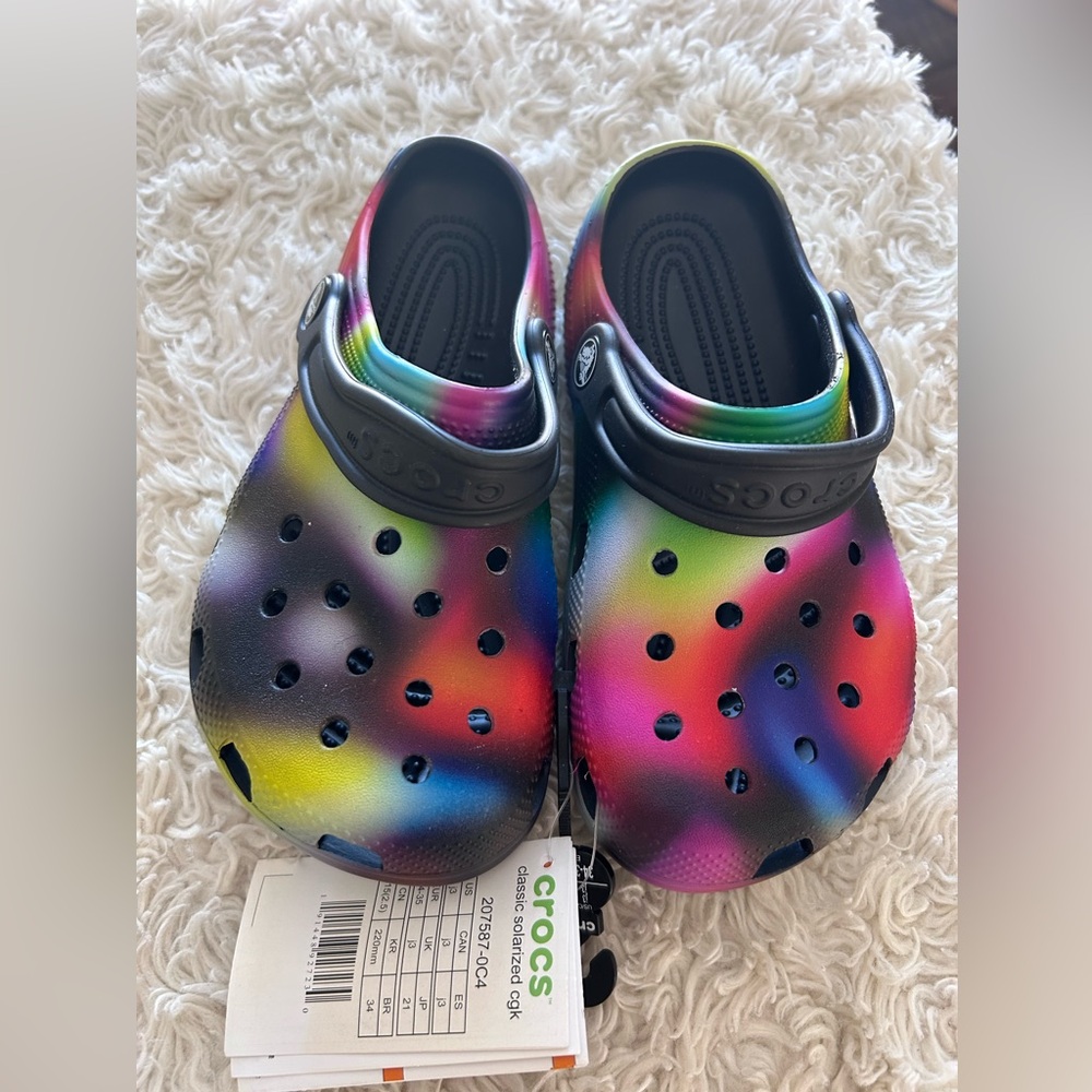 CROCS Kids' Rainbow‎ Water Shoes